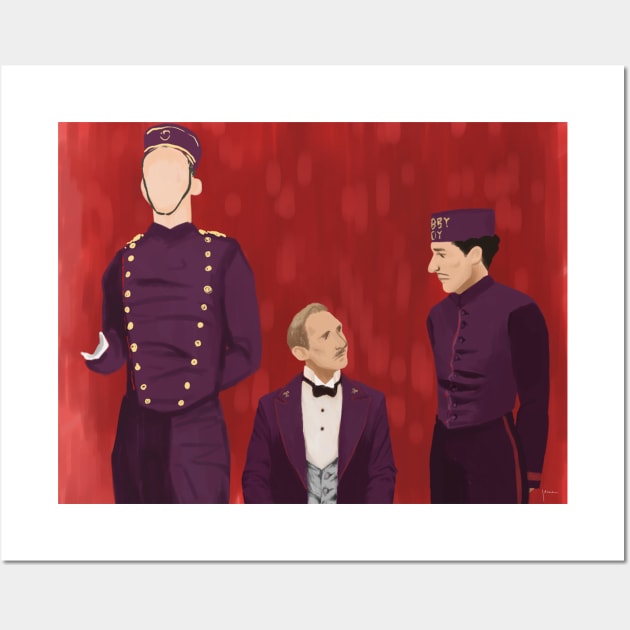 Grand Budapest Hotel Wall Art by jennaemcc